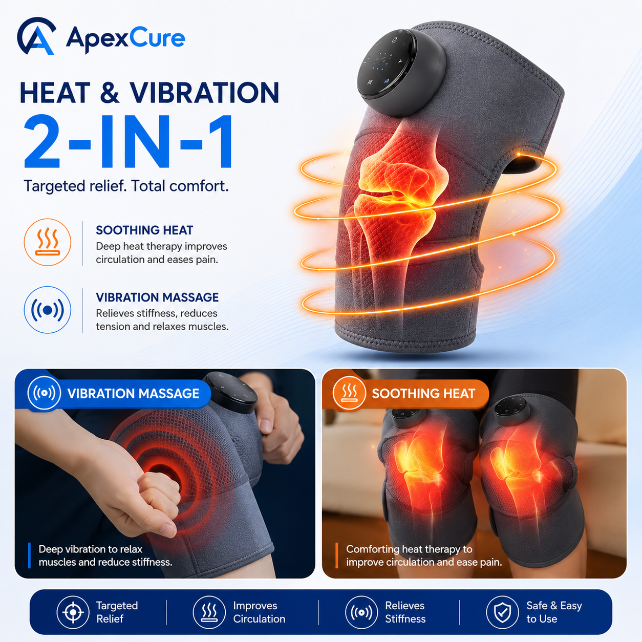 ApexCure - KNEE REVIVE - Knee Massager
