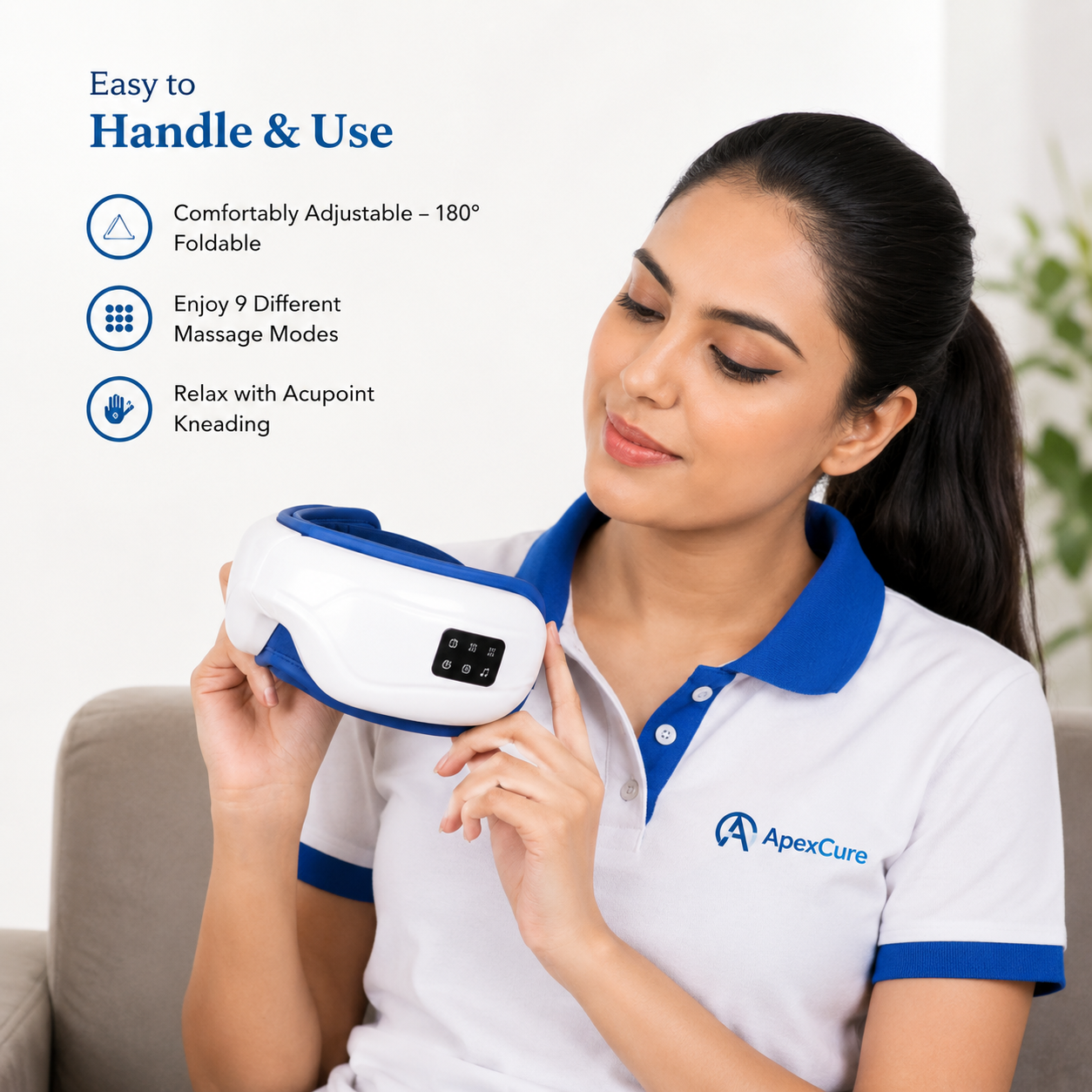 ApexCure VisionEase Pro - SMART EYE MASSAGER