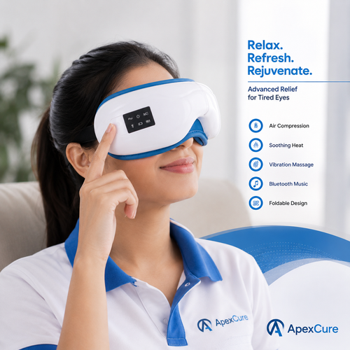ApexCure VisionEase Pro - SMART EYE MASSAGER
