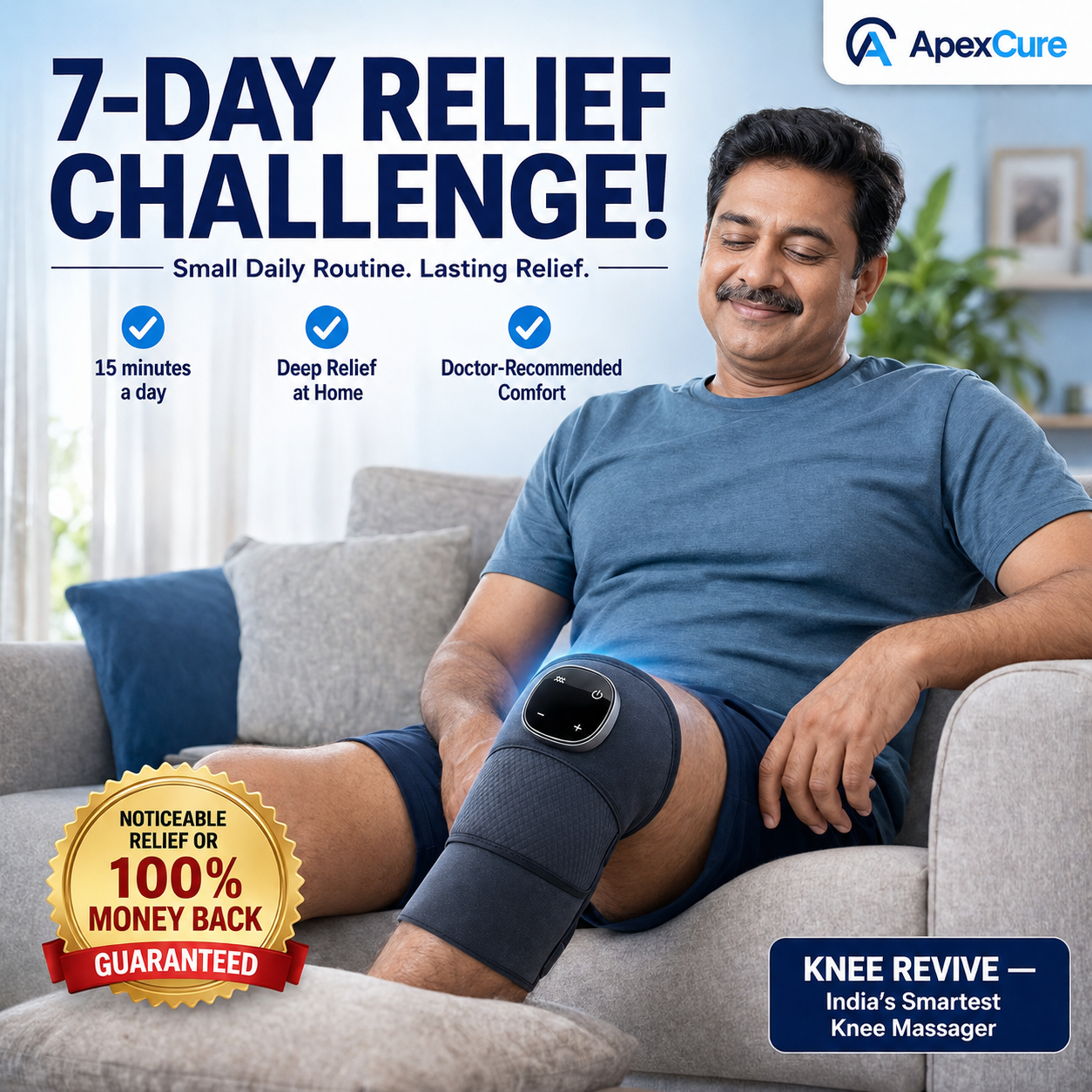 ApexCure - KNEE REVIVE - Knee Massager